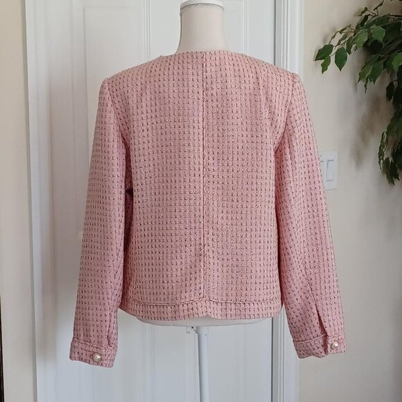 NEW! Liz Claiborne "Charleston Pink" Classic-Fit Blazer Size 16 - Picture 5 of 9